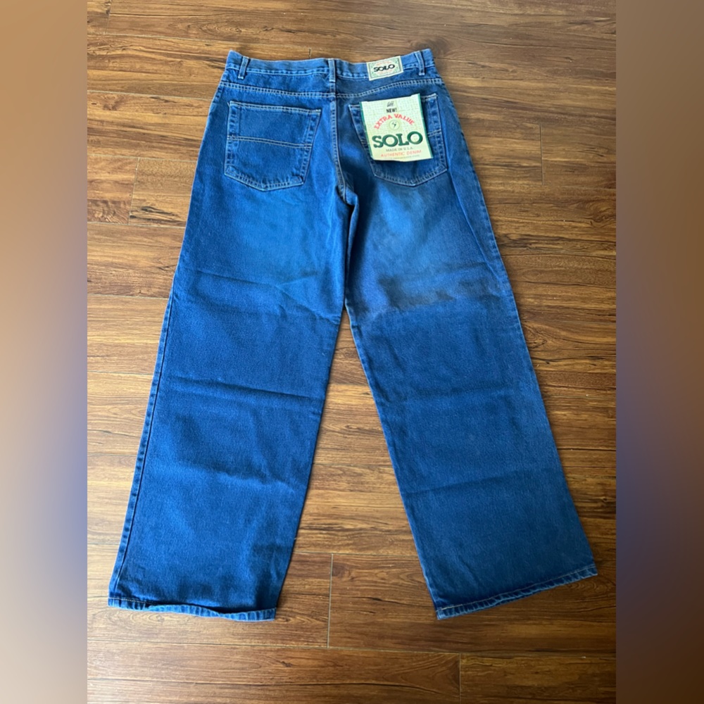 Vintage Solo Semore Baggy Blue
Denim Jeans Rave 90s
Skater Pants Size W34 L32